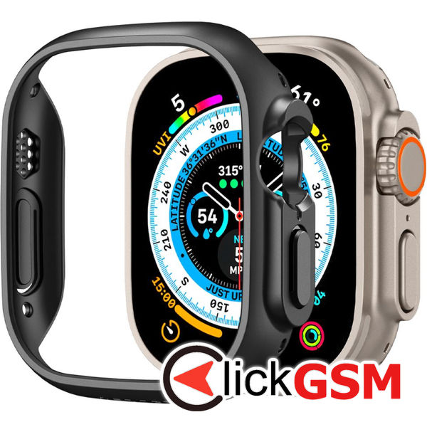 Accesoriu Husa Thin Fit Negru Apple Watch Ultra