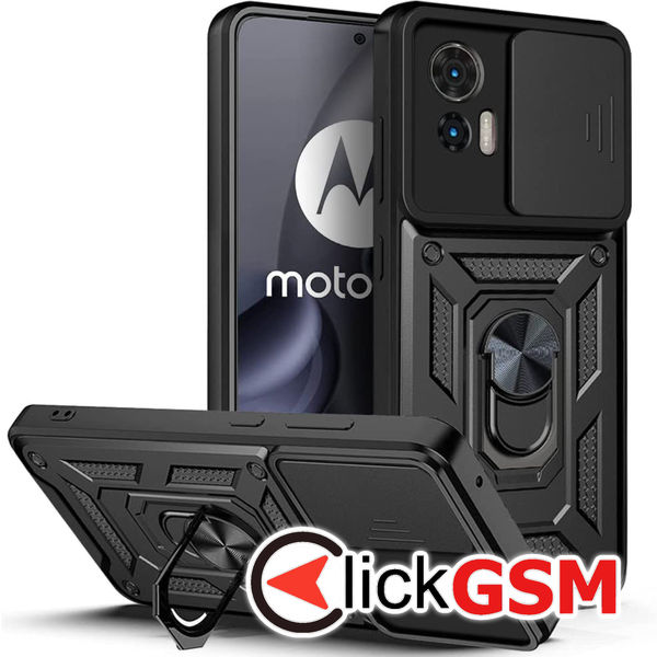 Accesoriu Husa CamShield Negru Motorola Edge 30 Neo