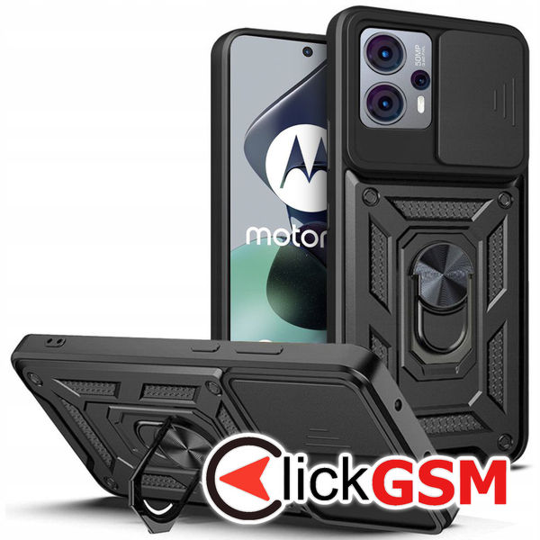 Accesoriu Husa CamShield Negru Motorola Moto G53