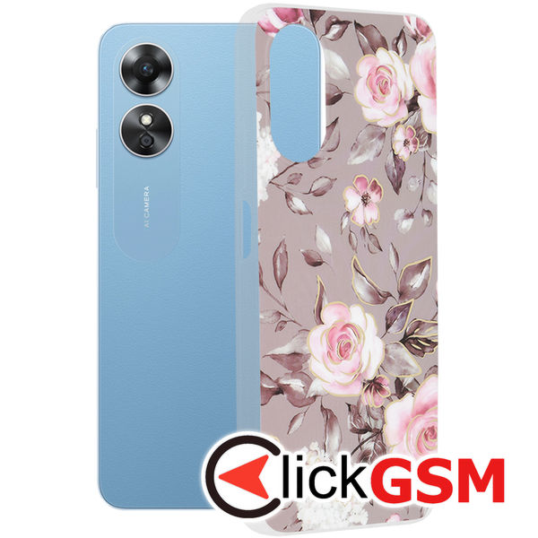 Accesoriu Husa Marble Gri Oppo A17