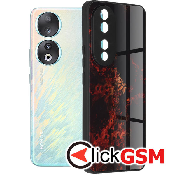 Accesoriu Husa Glaze Rosu Honor 90