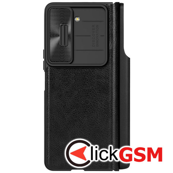 Accesoriu Husa Qin Leather  Negru Samsung Galaxy Z Fold5