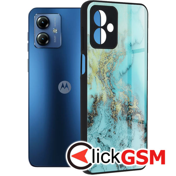 Accesoriu Husa Glaze Bleu Motorola Moto G14