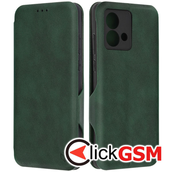 Accesoriu Husa Safe Wallet Verde Motorola Moto G84 5G