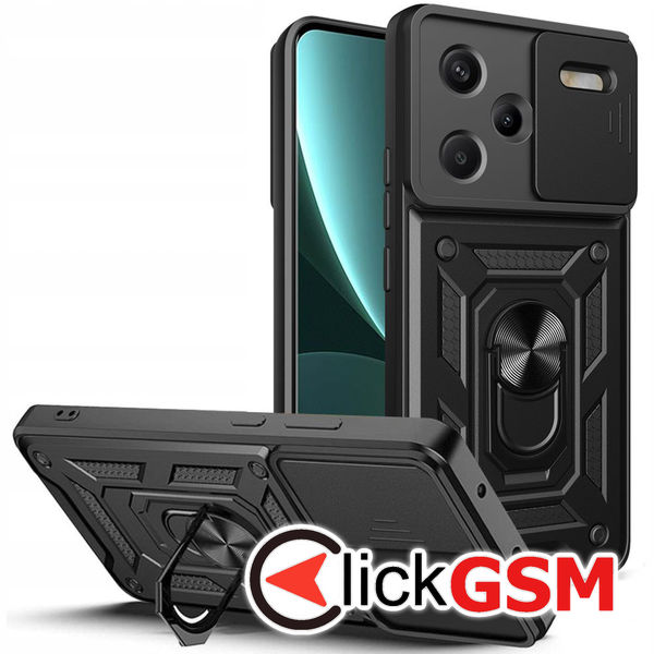 Accesoriu Husa CamShield Negru Xiaomi Redmi Note 13 Pro+