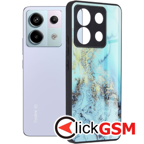 Accesoriu Husa Glaze Bleu Xiaomi Redmi Note 13 Pro