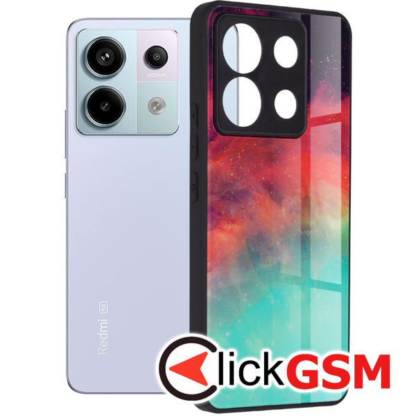 Accesoriu Husa Glaze Turcoaz Xiaomi Redmi Note 13 Pro