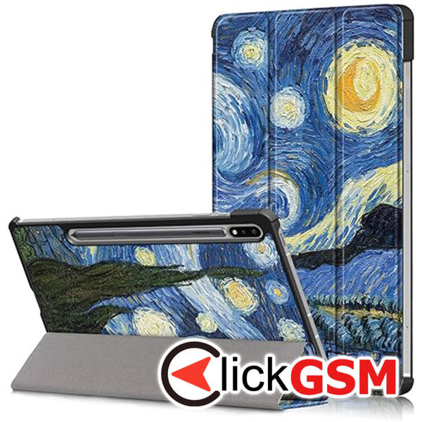 Accesoriu Husa FoldPro StarryNight Samsung Galaxy Tab S7+