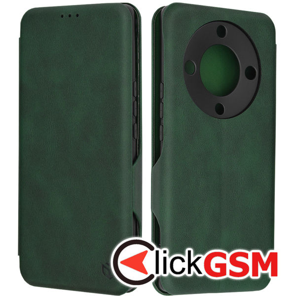 Accesoriu Husa Safe Wallet Verde Honor Magic5 Lite