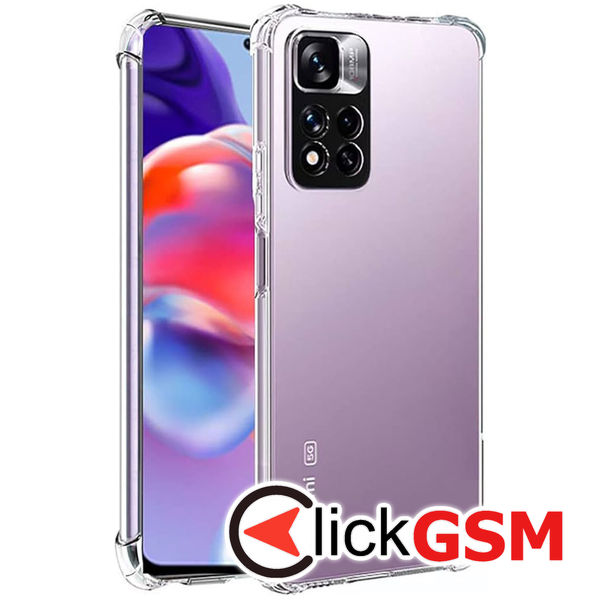 Accesoriu Husa Shockproof Transparenta Xiaomi Redmi Note 11 Pro+ 5G