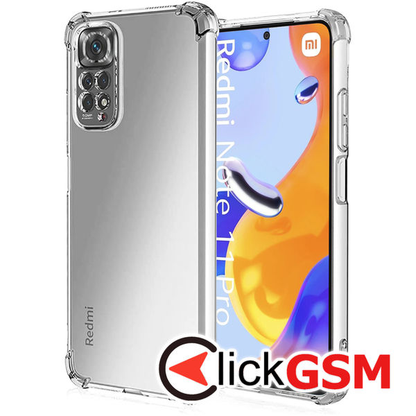 Accesoriu Husa Shockproof Transparenta Xiaomi Redmi Note 11 Pro