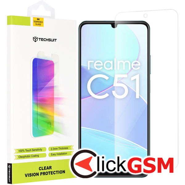 Accesoriu Folie Clear Vision Transparenta Realme C51