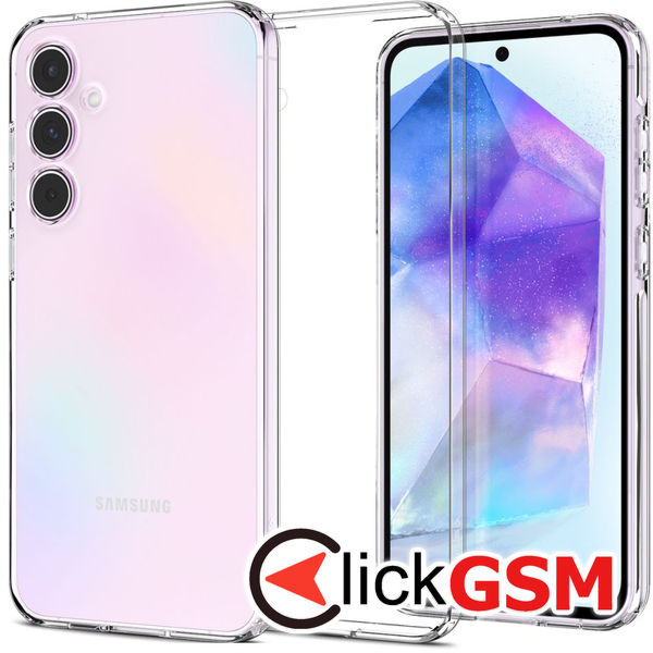 Accesoriu Husa Liquid Transparenta Samsung Galaxy A55