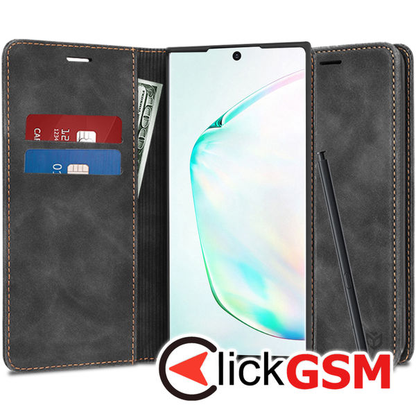 Accesoriu Husa Confy Negru Samsung Galaxy Note10+