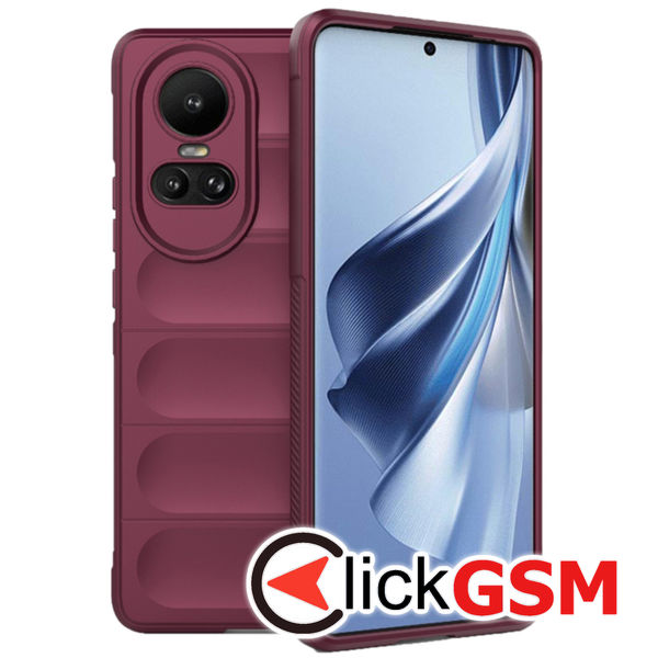 Accesoriu Husa Magic Shield Bordo Oppo Reno10 Pro