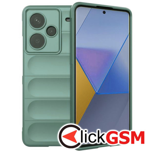 Accesoriu Husa Magic Shield Verde Xiaomi Redmi Note 13 Pro+