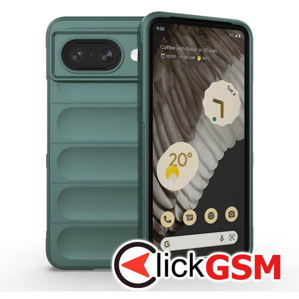 Accesoriu Husa Magic Shield Verde Google Pixel 8a