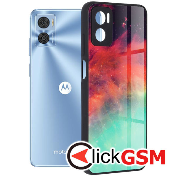 Accesoriu Husa Glaze Turcoaz Motorola Moto E22i