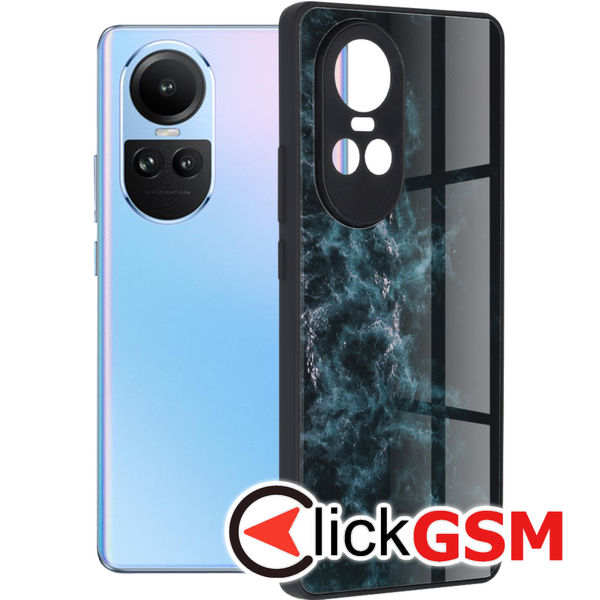 Accesoriu Husa Glaze Albastru Oppo Reno10 Pro