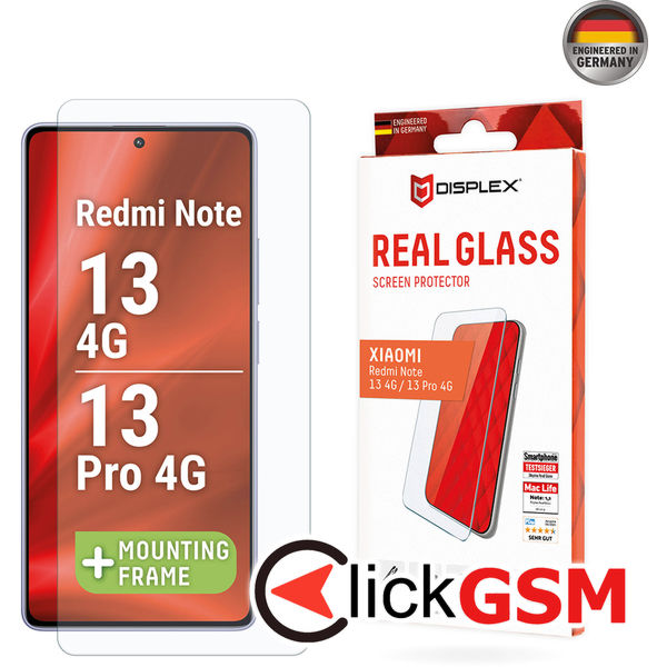 Accesoriu Folie 2D Transparenta Xiaomi Redmi Note 13 4G