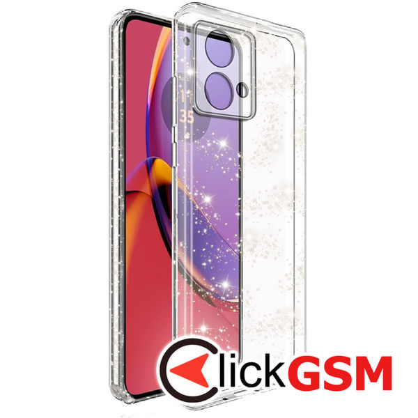 Accesoriu Husa SparkleSkin Transparenta Motorola Moto G84 5G