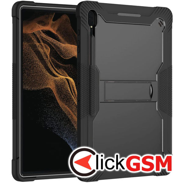 Accesoriu Husa Rugged Negru Samsung Galaxy Tab S8 Ultra