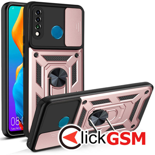 Accesoriu Husa CamShield Roz Huawei P30 Lite