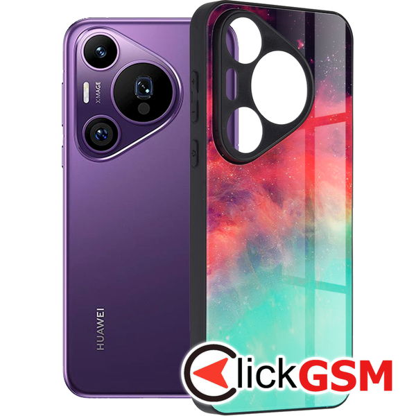 Accesoriu Husa Glaze Turcoaz Huawei Pura 70 Pro