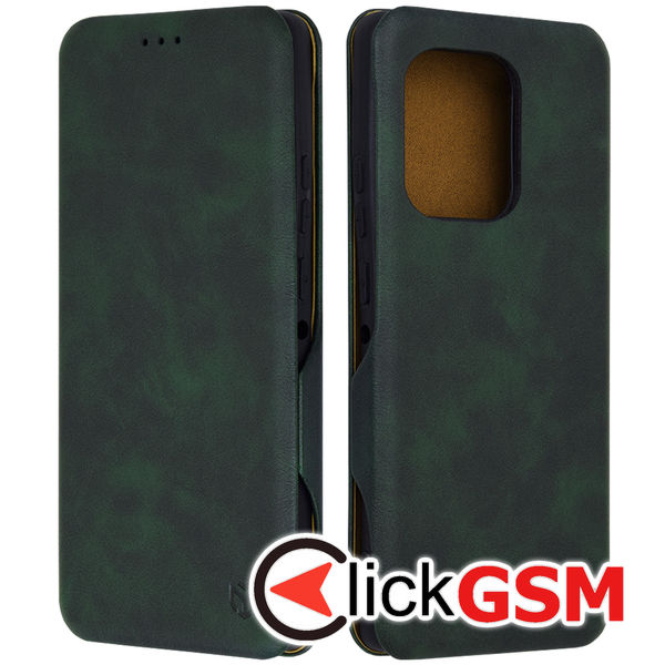 Accesoriu Husa Safe Wallet Verde Motorola Edge 50 Ultra