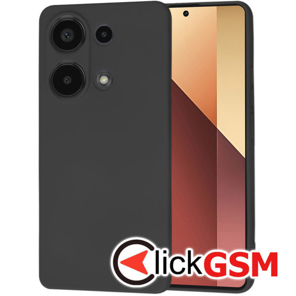 Accesoriu Husa SoftFlex Negru Xiaomi Redmi Note 13 Pro 4G