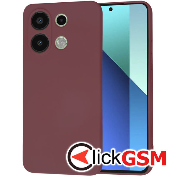 Accesoriu Husa SoftFlex Bordo Xiaomi Redmi Note 13 4G