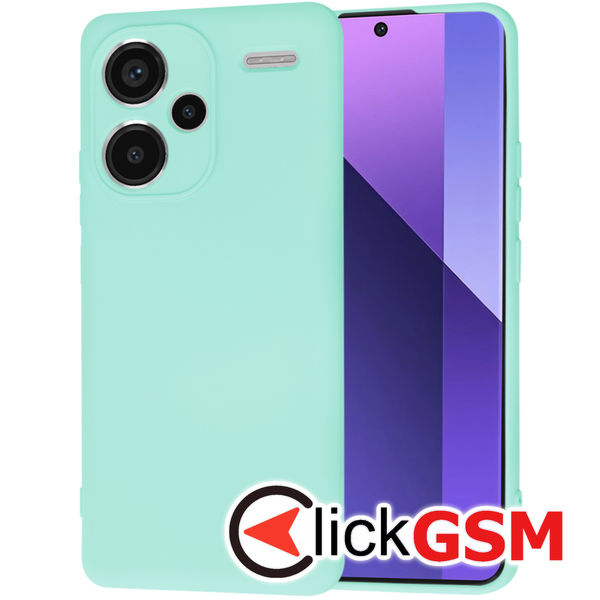 Accesoriu Husa SoftFlex Turcoaz Xiaomi Redmi Note 13 Pro+