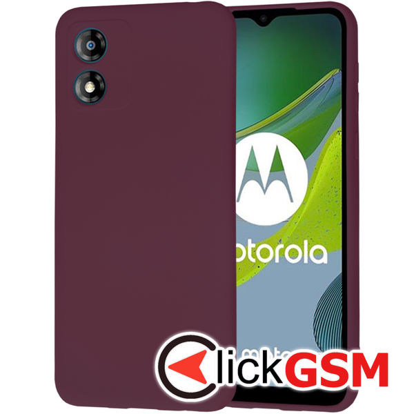 Accesoriu Husa SoftFlex Bordo Motorola Moto E13