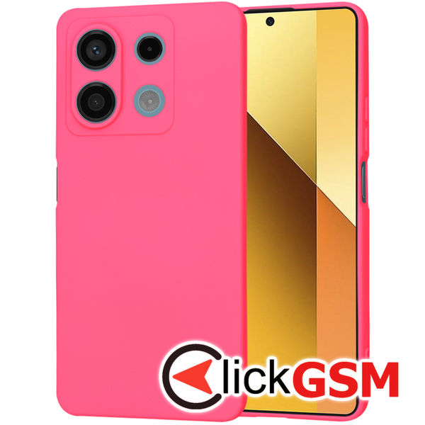 Accesoriu Husa SoftFlex Fucsia Xiaomi Redmi Note 13 5G