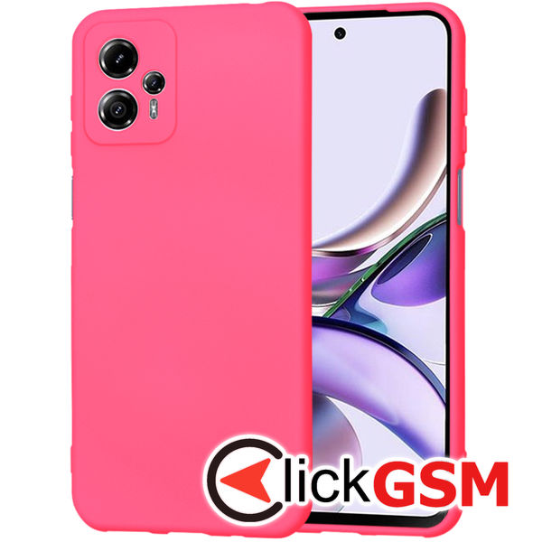 Accesoriu Husa SoftFlex Fucsia Motorola Moto G13