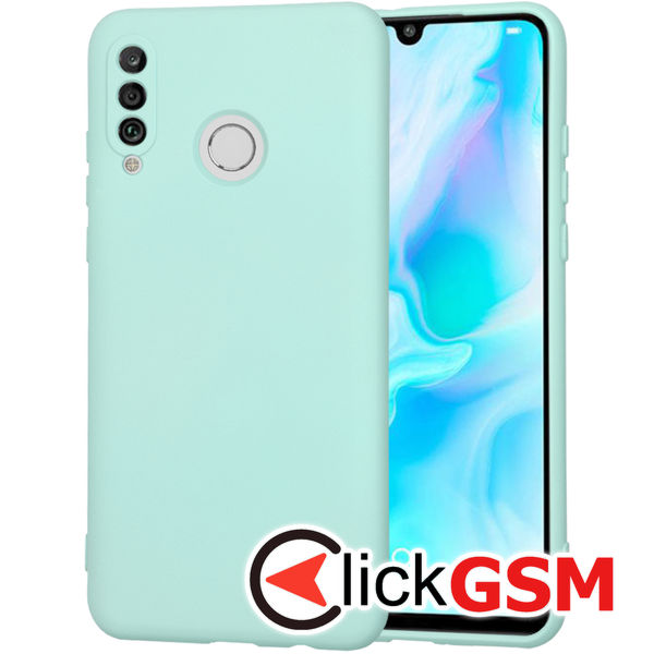 Accesoriu Husa SoftFlex Turcoaz Huawei P30 Lite