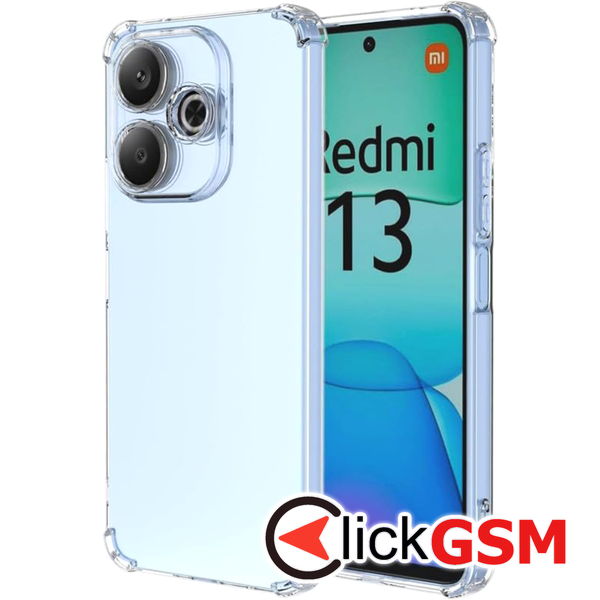 Accesoriu Husa Shockproof Transparenta Xiaomi Redmi 13