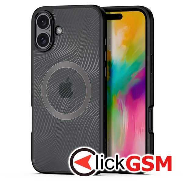 Accesoriu Husa Aimo Negru Apple IPhone 16 Plus