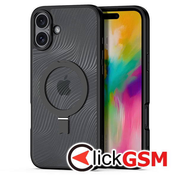 Accesoriu Husa Aimo Negru Apple IPhone 16 Plus