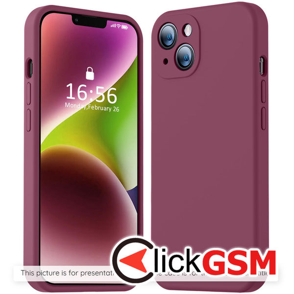 Accesoriu Husa SoftFlex Bordo Oppo Reno12