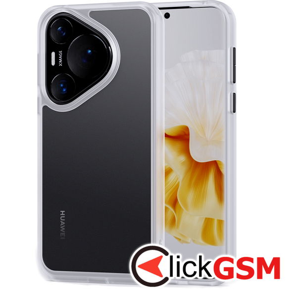 Accesoriu Husa Unicorn Negru-transparenta Huawei Pura 70 Pro