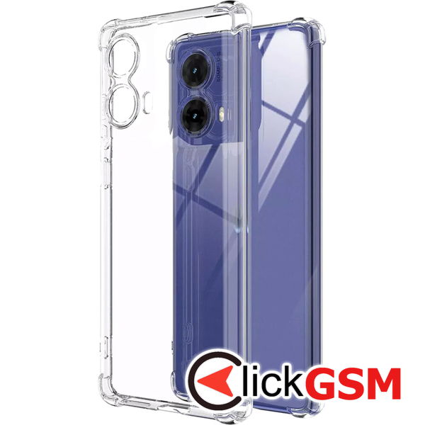 Accesoriu Husa Shockproof Transparenta Motorola Moto G85 5G