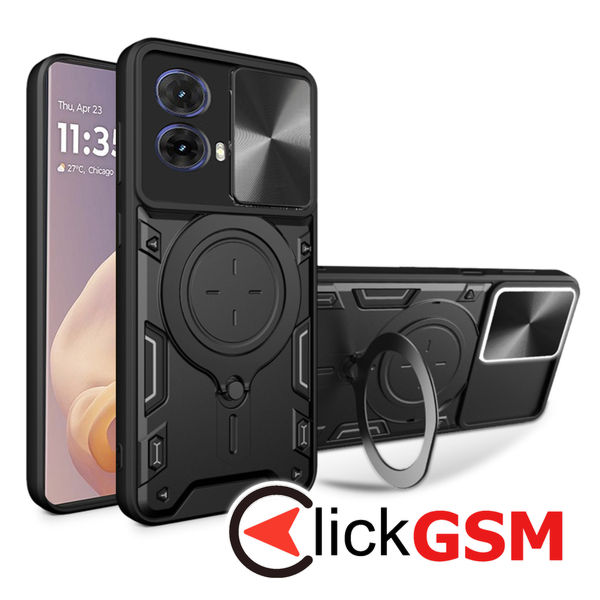 Accesoriu Husa CamGuard Negru Motorola Moto G85 5G