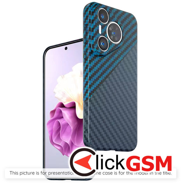 Accesoriu Husa Carbonite Bleu Huawei P30 Pro