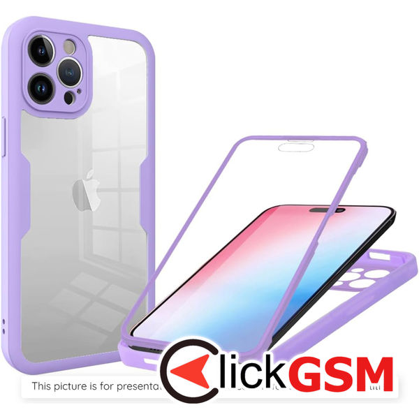 Accesoriu Husa ColorVerse Mov Oppo Reno12