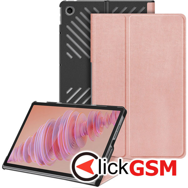 Accesoriu Husa FoldPro Roz Lenovo Tab Plus