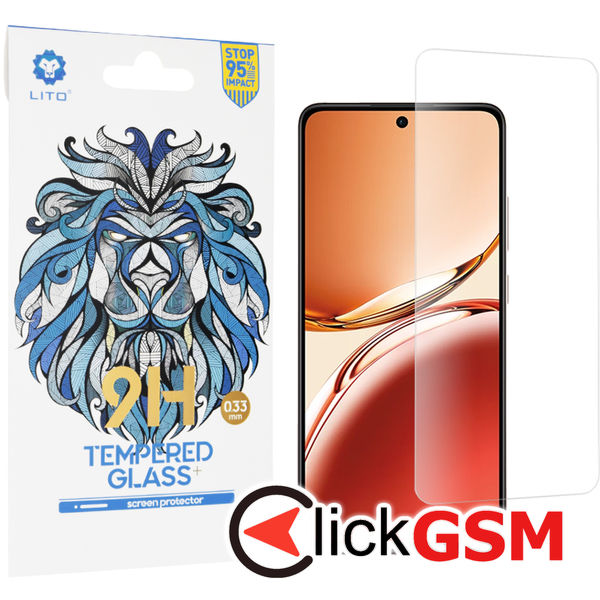 Accesoriu Folie Clasica Transparenta Oppo Reno12 F 5G