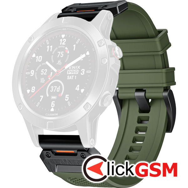 Accesoriu Curea Smartwatch Verde Garmin Approach S60