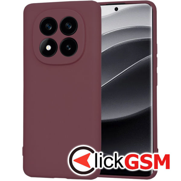 Accesoriu Husa SoftFlex Bordo Xiaomi Redmi Note 14 Pro+