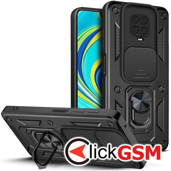 Accesoriu Husa CamShield Negru Xiaomi Redmi Note 9 Pro